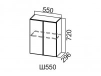 Шкаф навесной 550 Ш550 Вектор 550х720х296